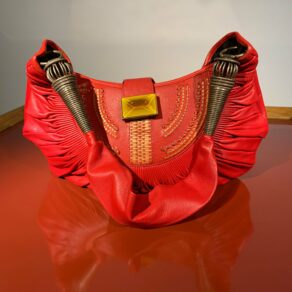 sac dior vintage rouge