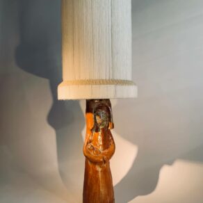 lampe sculpture Vierge