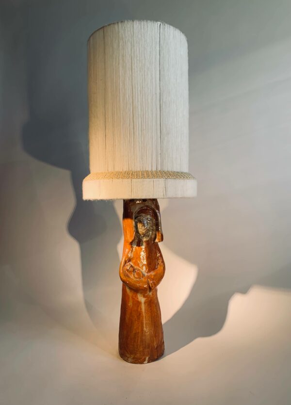 lampe sculpture Vierge