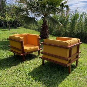 paire de fauteuils 1970